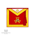 Past High Priest Apron (Red Bullion)
