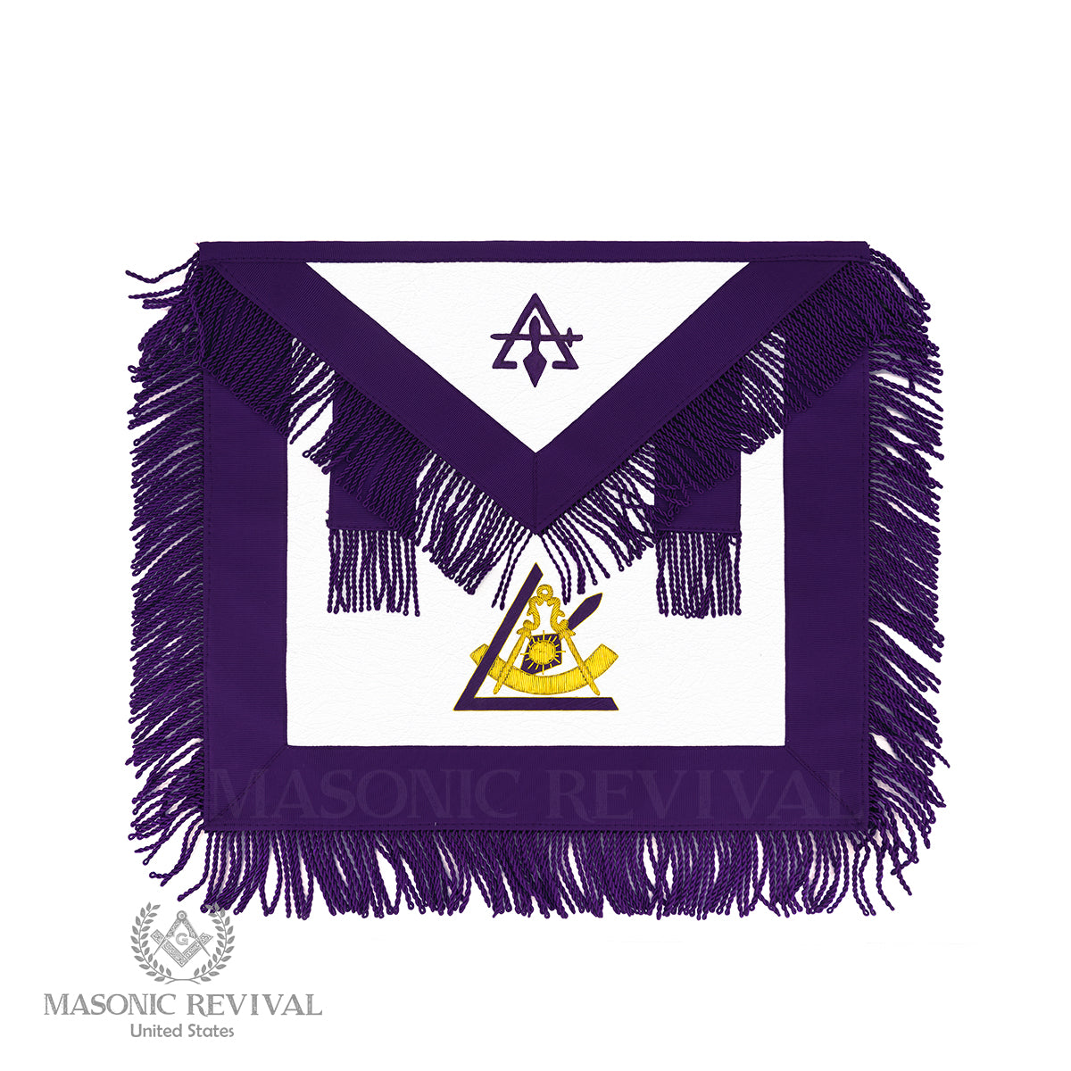 Past Illustrious Master Apron Masonic apron York Rite in red