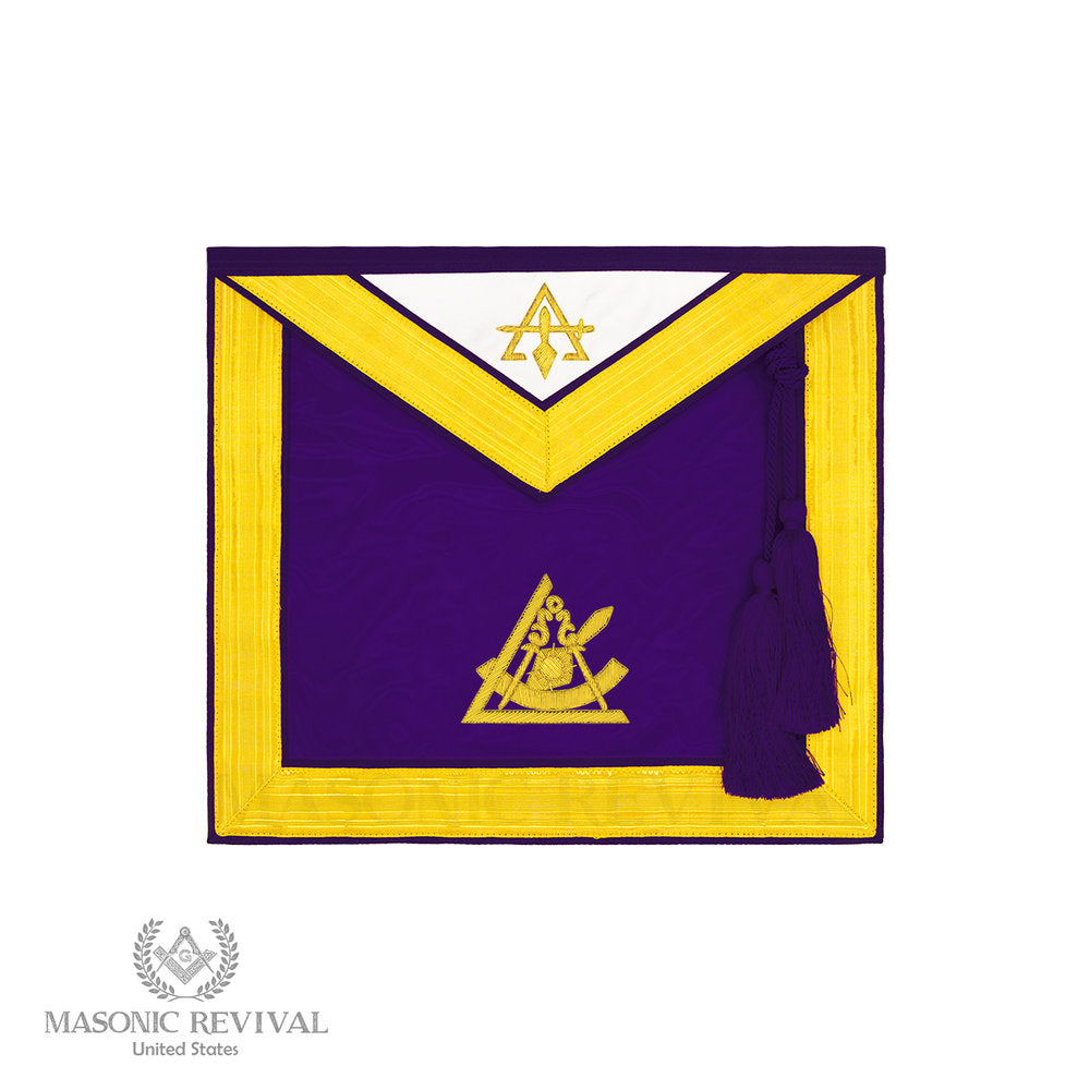 Past Illustrious Master Apron Masonic apron York Rite in red