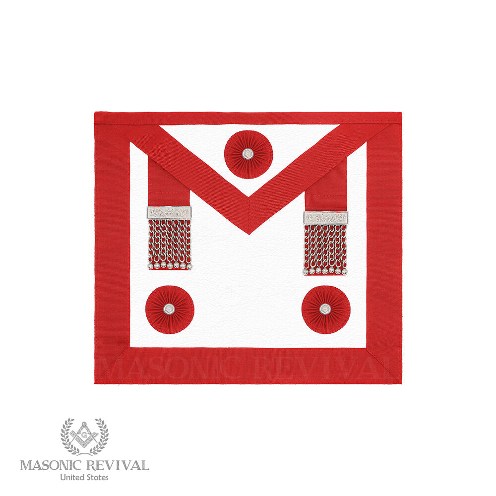 Master Mason Apron Masonic apron in red