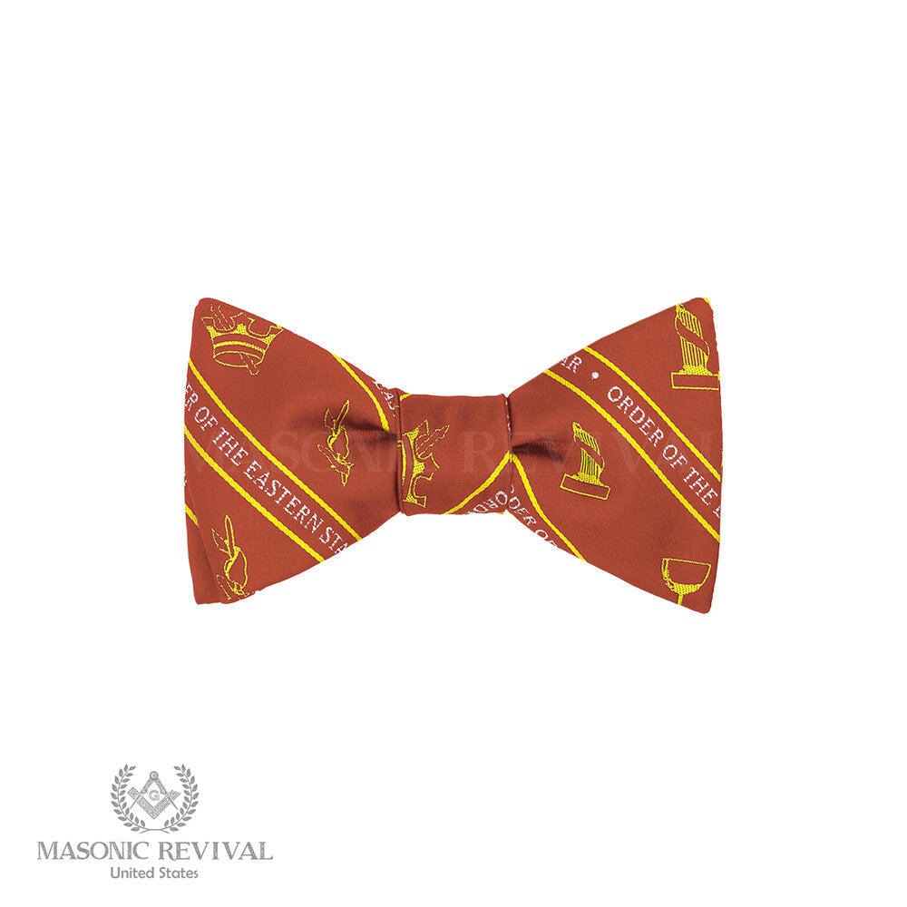 Order of the Eastern Star Red Bow Tie (Self-Tied)