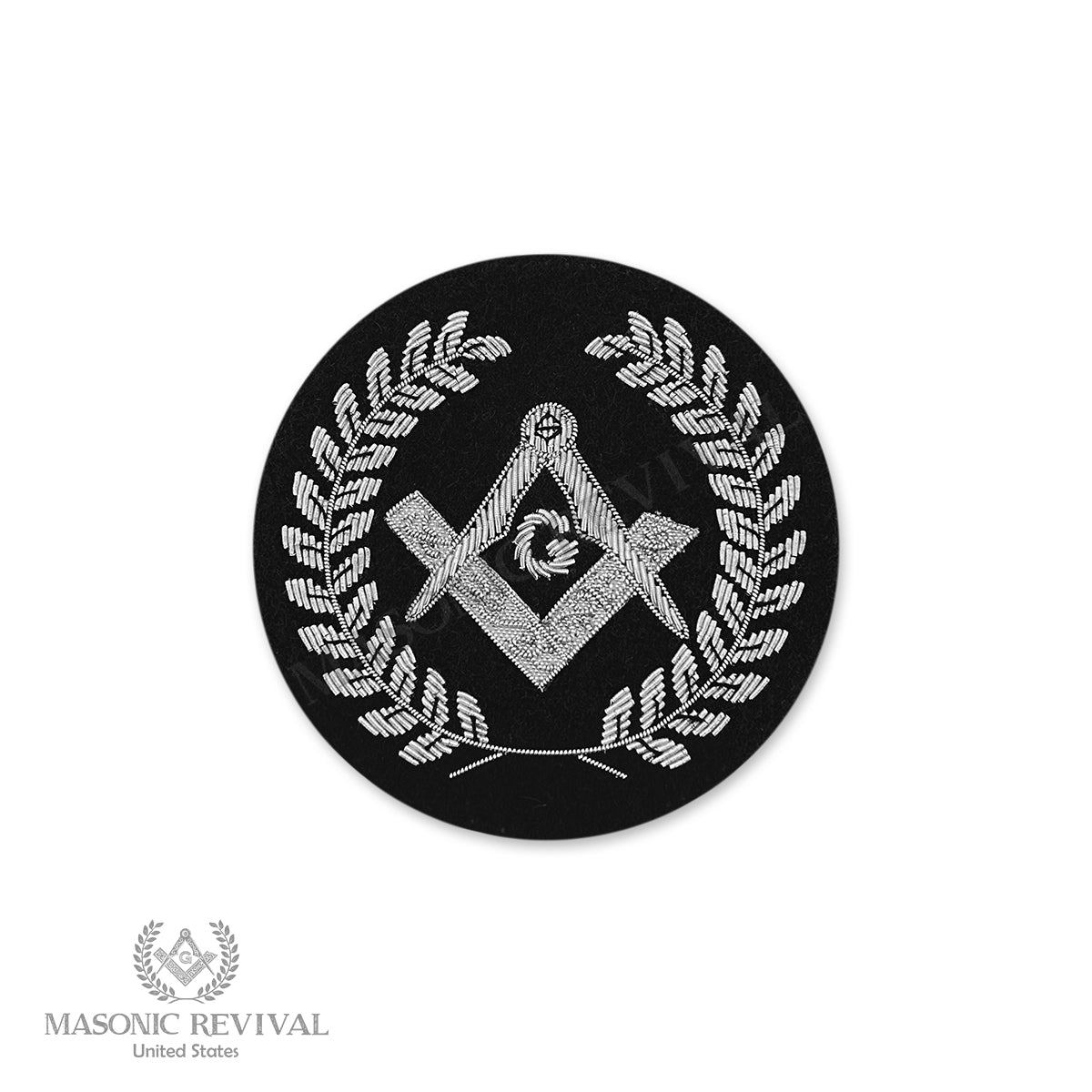 Insignia Silver Bullion Masonic Embroidery Patch
