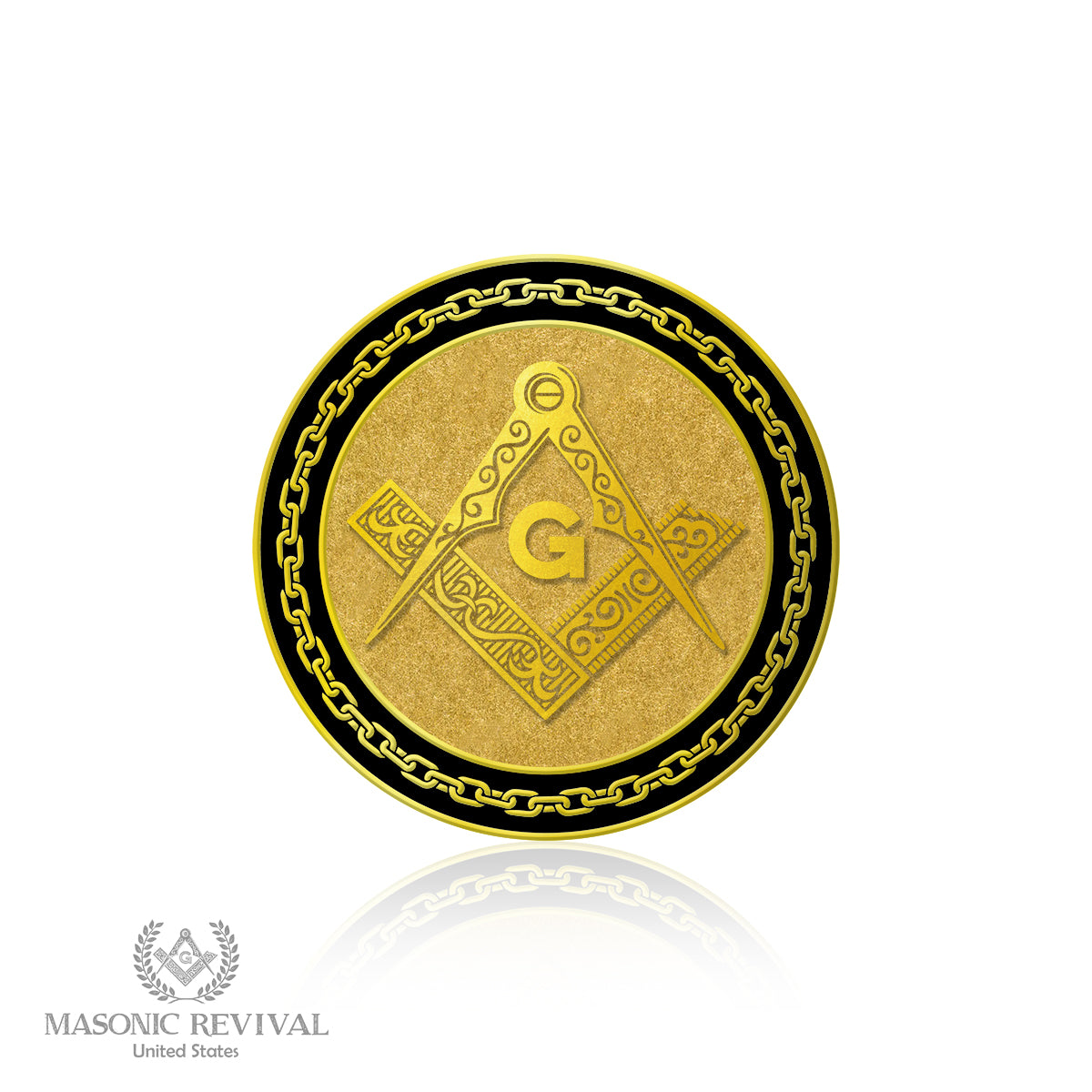 The Chain of Union II Lapel Pin Masonic lapel pin