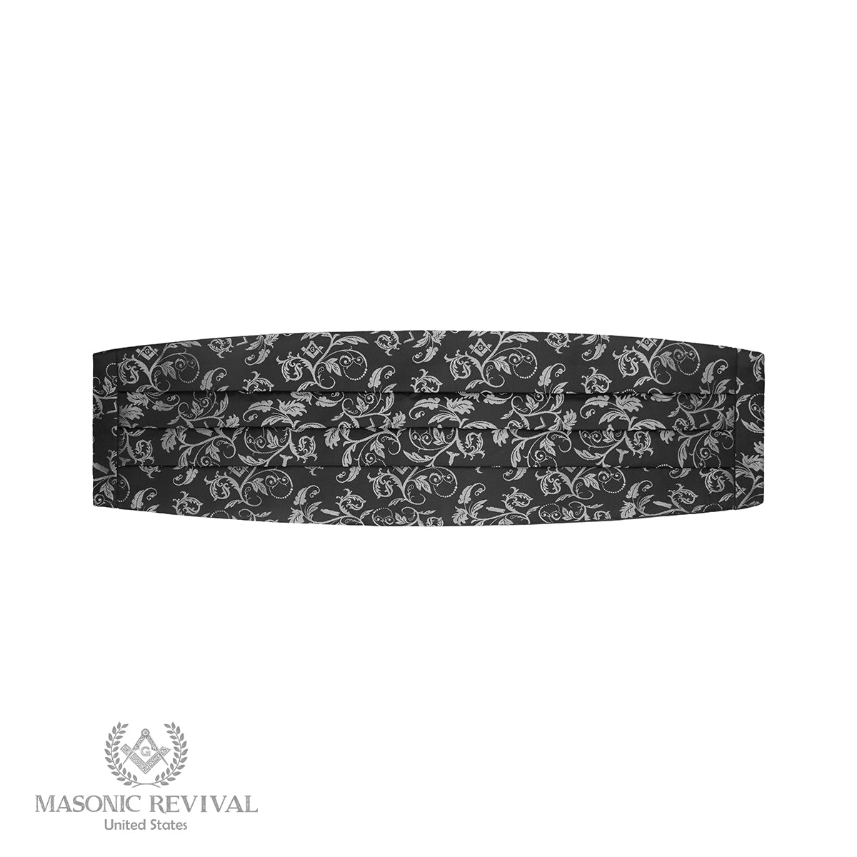Noche Silver Cummerbund — Masonic Revival