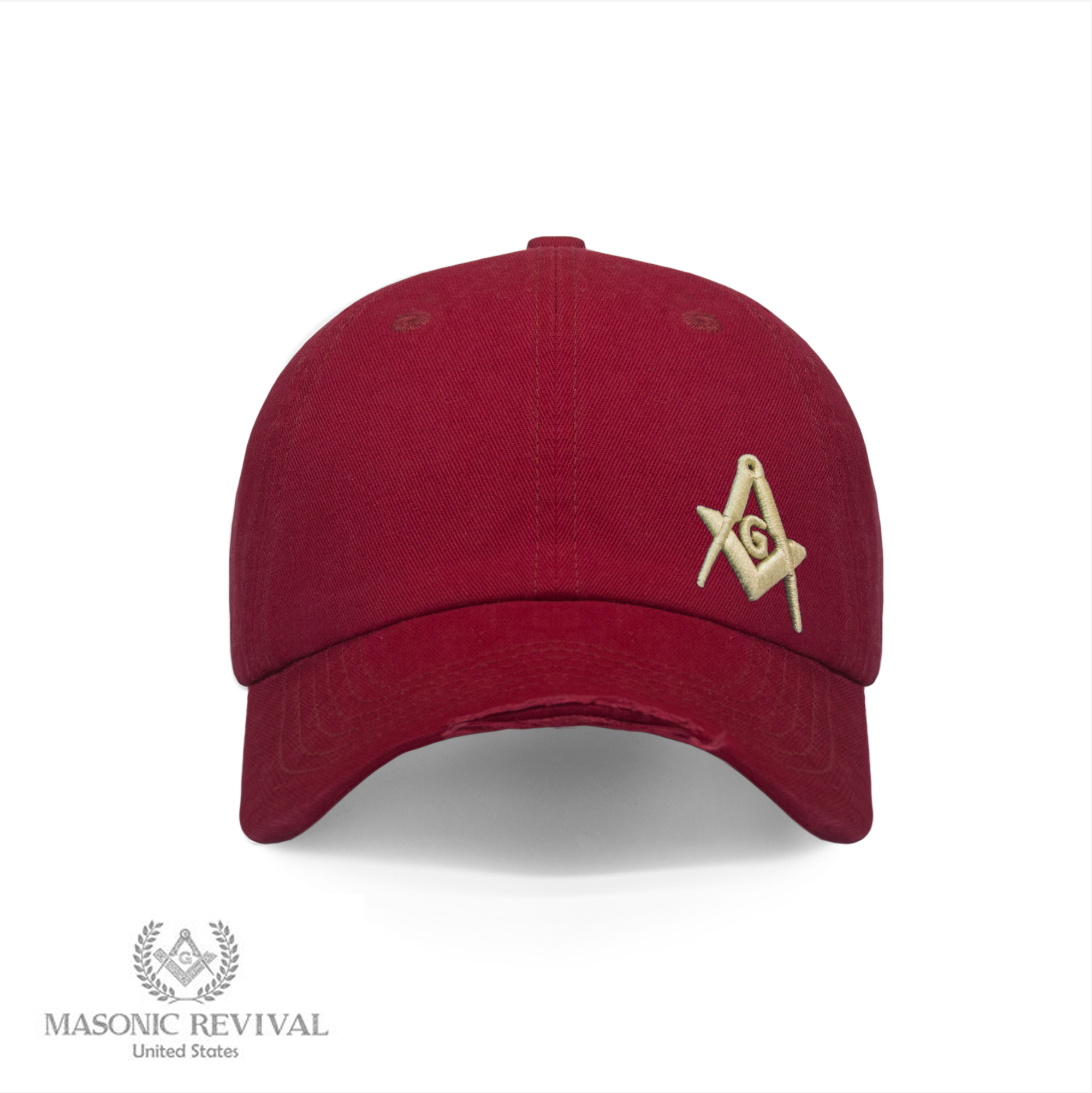 Unstructured Cap (Red)